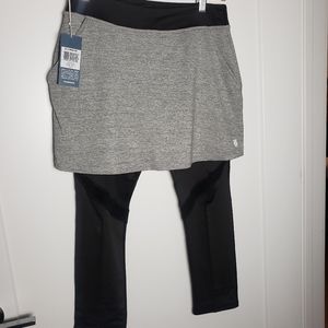 K-Swiss Skirt Capri Marl Grey/Black Small